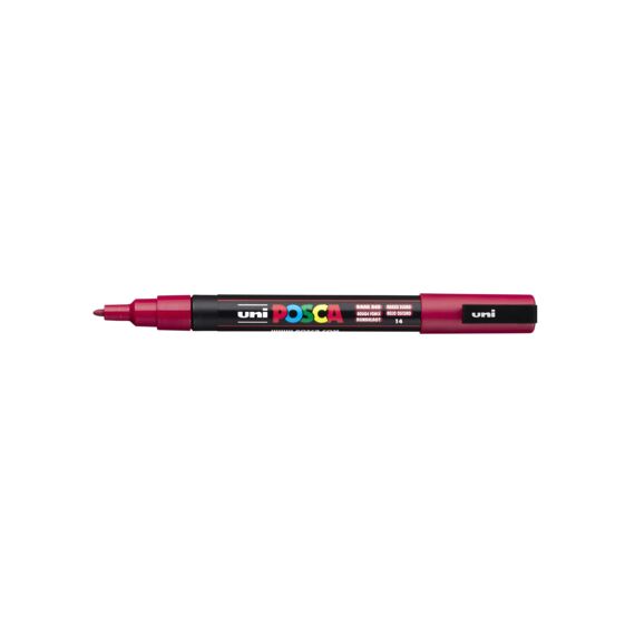Posca Marker Met Conische Punt Fijn Donkerrood