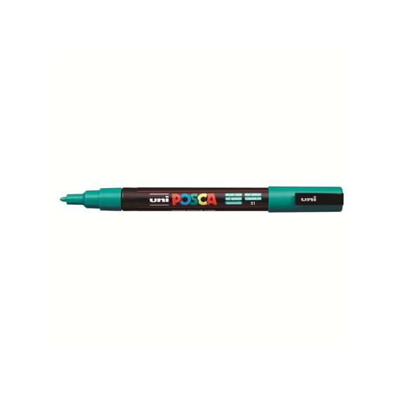 Posca Marker Met Conische Punt Fijn Smaragdgroen
