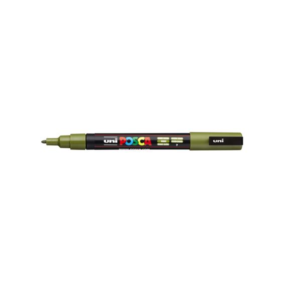 Posca Marker Met Conische Punt Fijn Kaki Groen