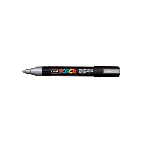 Posca Marker Met Conische Punt Medium Zilver