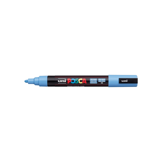Posca Marker Met Conische Punt Medium Hemelsblauw