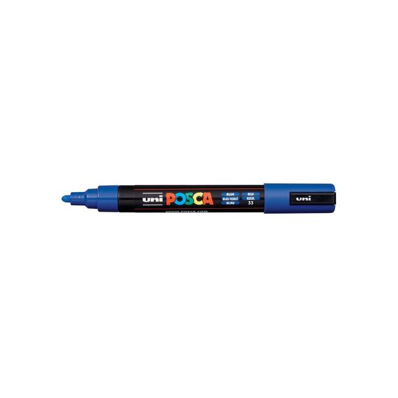 Posca Marker Met Conische Punt Medium Donkerblauw