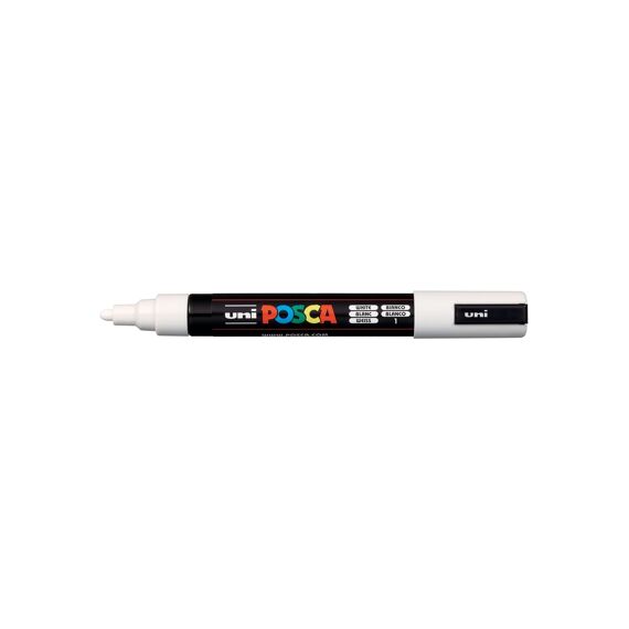Posca Marker Met Conische Punt Medium Wit
