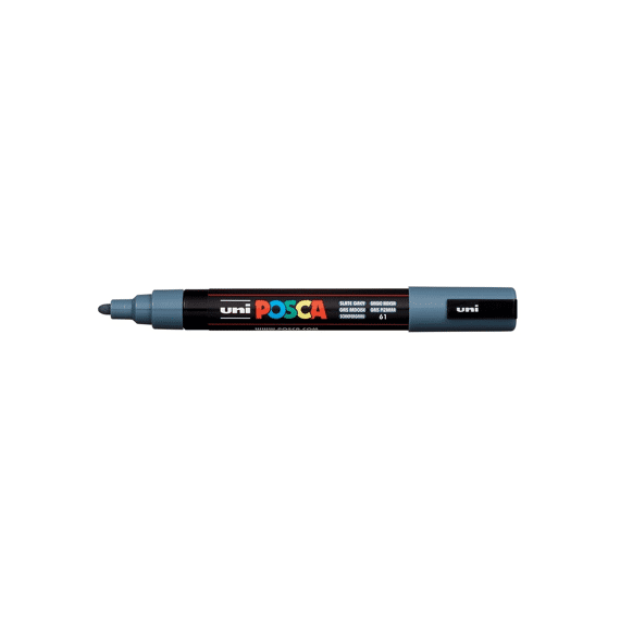 Posca Marker Met Conische Punt Medium Leisteengrijs