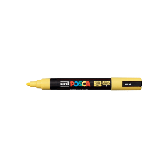 Posca Marker Met Conische Punt Medium Geel