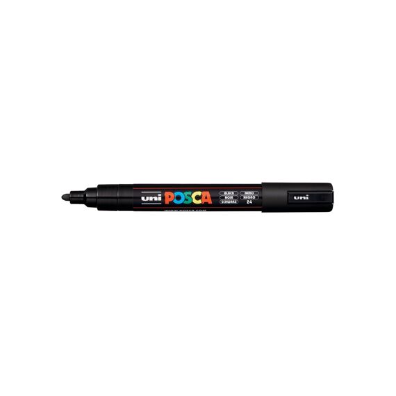 Posca Marker Met Conische Punt Medium Zwart