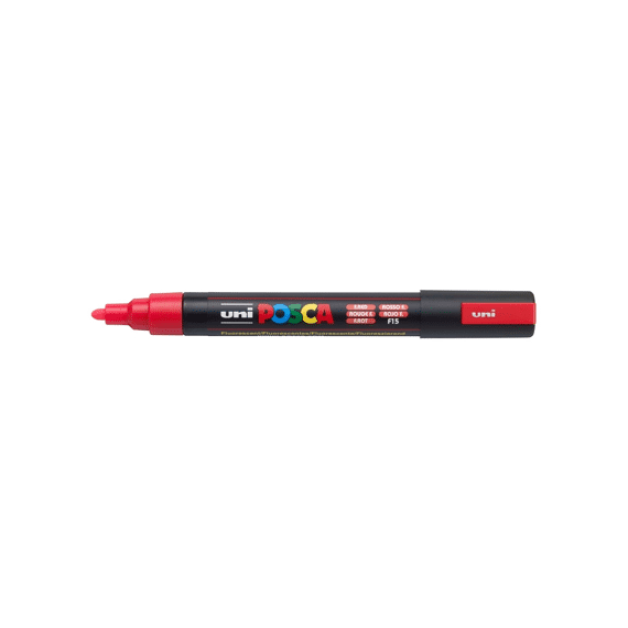 Posca Marker Met Conische Punt Medium Fluorescerend Rood