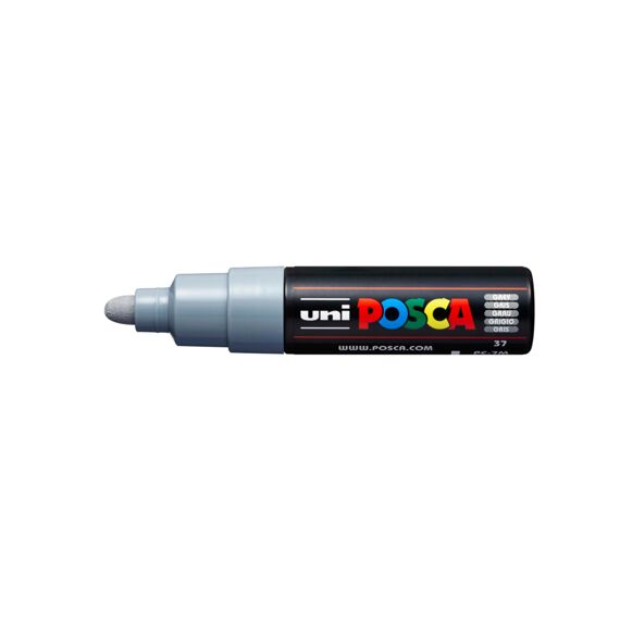 Posca Marker Met Conische Punt Breed Grijs