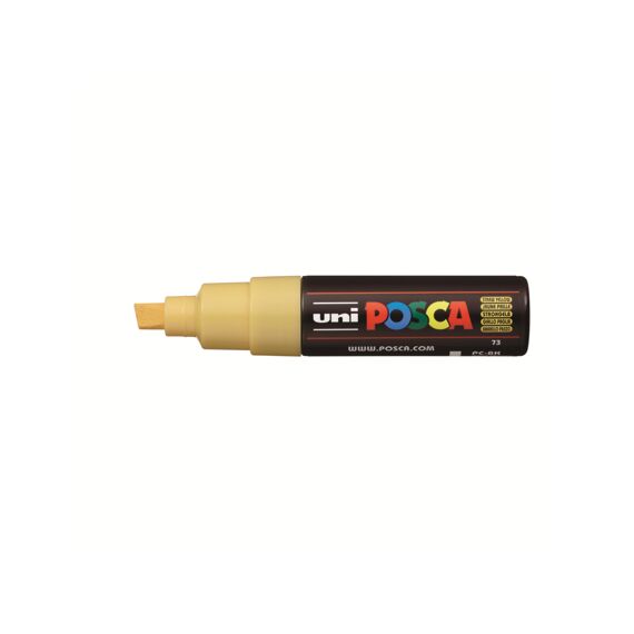 Posca Marker Met Schuine Punt Breed Strogeel