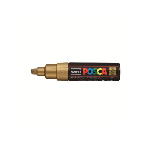 Posca Marker Met Schuine Punt Breed Goud