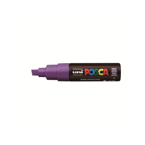 Posca Marker Met Schuine Punt Breed Paars
