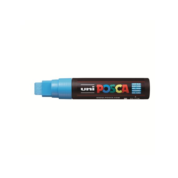 Posca Marker Met Rechthoekige Punt Extra Breed Lichtblauw