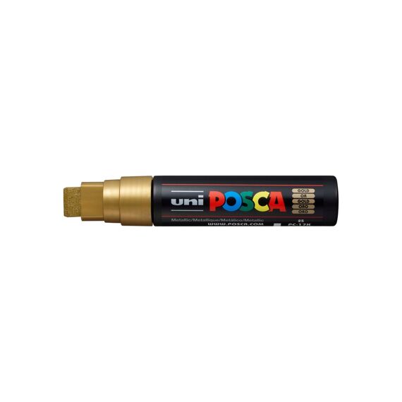 Posca Marker Met Rechthoekige Punt Extra Breed Goud