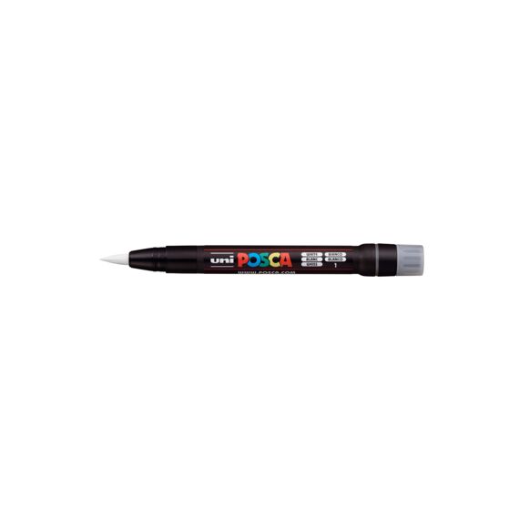 Posca Verfmarker Brush Wit