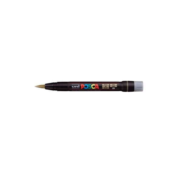 Posca Verfmarker Brush Goud