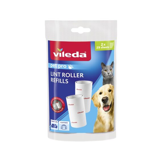 Vileda Reserverollen Pet Pro Voor Kleefborstel 2St