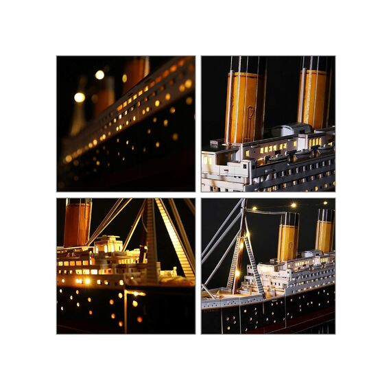 Cubic Fun 3D Puzzel Titanic Led 87.9Cm