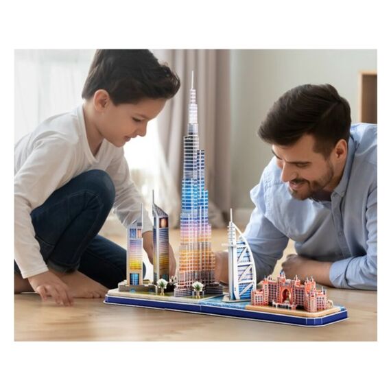 Cubic Fun 3D Puzzel City Line Dubai Led Vanaf 10 Jaar