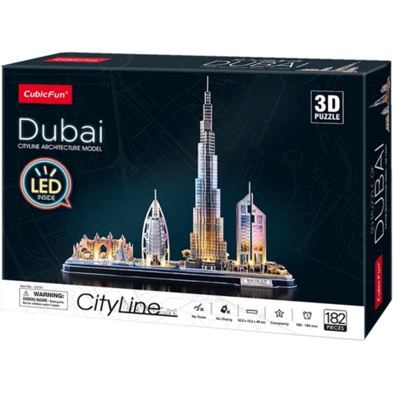 Cubic Fun 3D Puzzel City Line Dubai Led Vanaf 10 Jaar