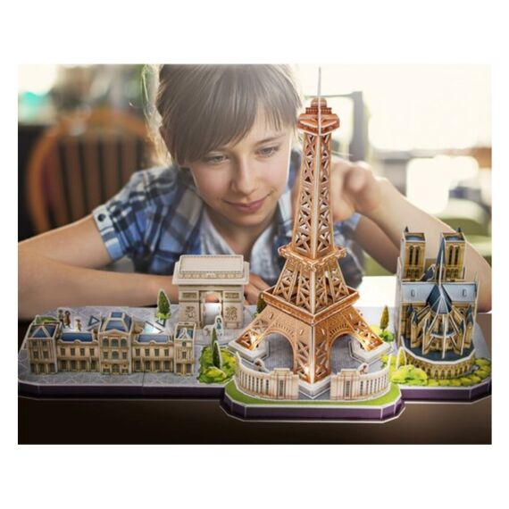 Cubic Fun 3D Puzzel City Line Parijs Led Vanaf 10 Jaar