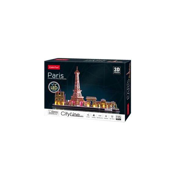 Cubic Fun 3D Puzzel City Line Parijs Led Vanaf 10 Jaar
