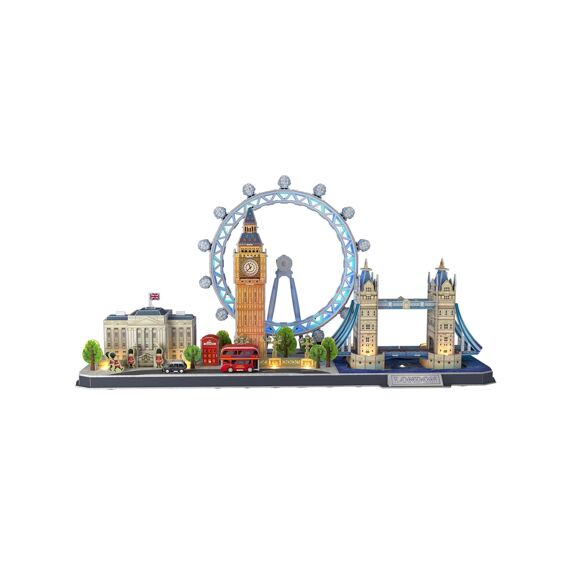 Cubic Fun 3D Puzzel City Line London Led 53.5Cm Vanaf 10 Jaar