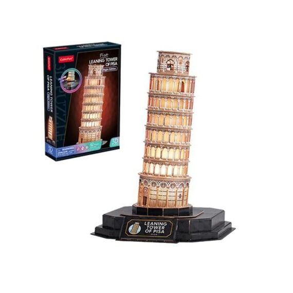 Cubic Fun 3D Puzzel Toren Van Pisa Led 42 Stuks