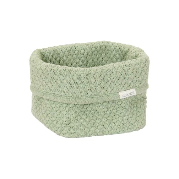 Little Dutch Pure Commodemandje Klein Gebreid Bubble Knit Sage