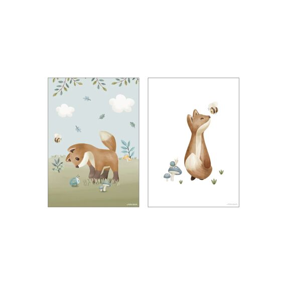 Little Dutch Forest Friends Poster Forest Friends A3