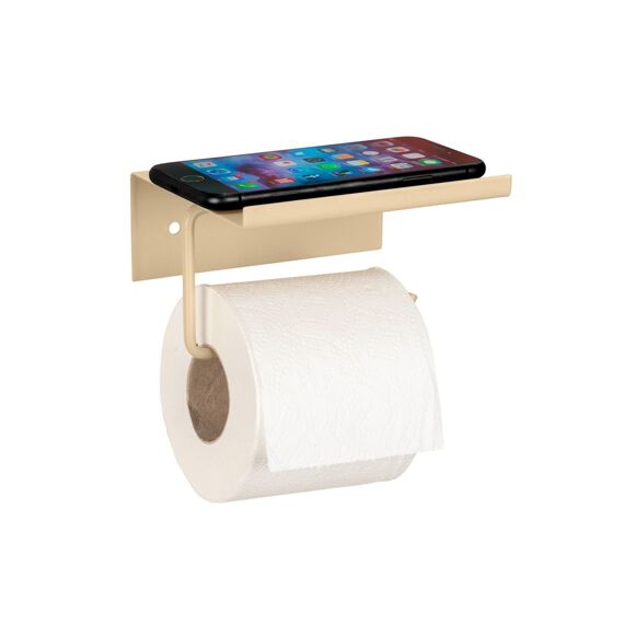 Wenko Toiletrolhouder Met Planchet Desulo Mat Beige