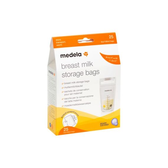 Medela Moedermelk Bewaarzakjes 180Ml 25St