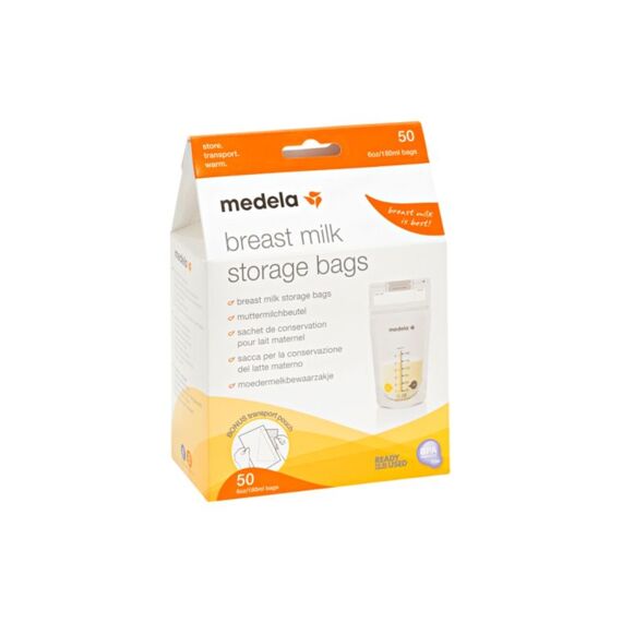 Medela Moedermelk Bewaarzakjes 180Ml 50St