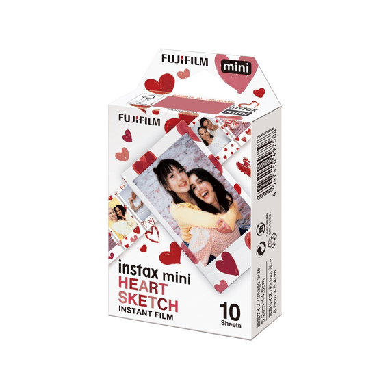 Instax Films Mini Heart Sketch 10St
