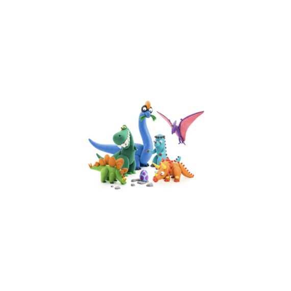 Hey Clay Set Met 3 Potjes AirDry Boetseerklei Tyrannosaurus