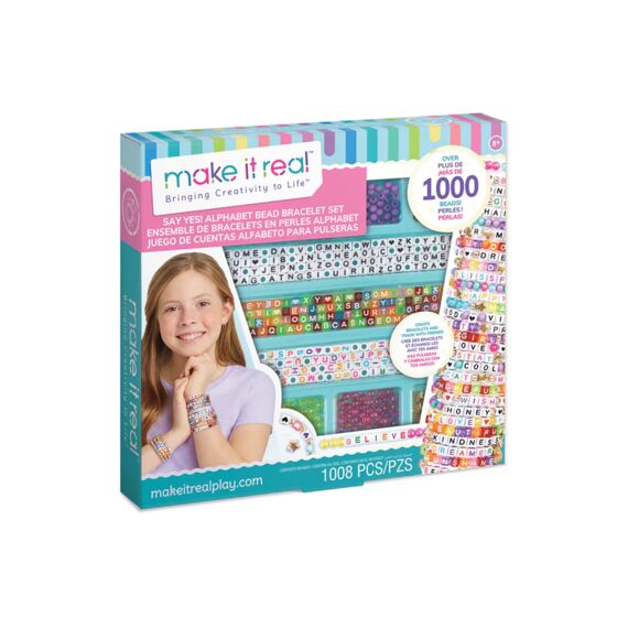 Make It Real - Say Yes! Alphabet Bead Kit