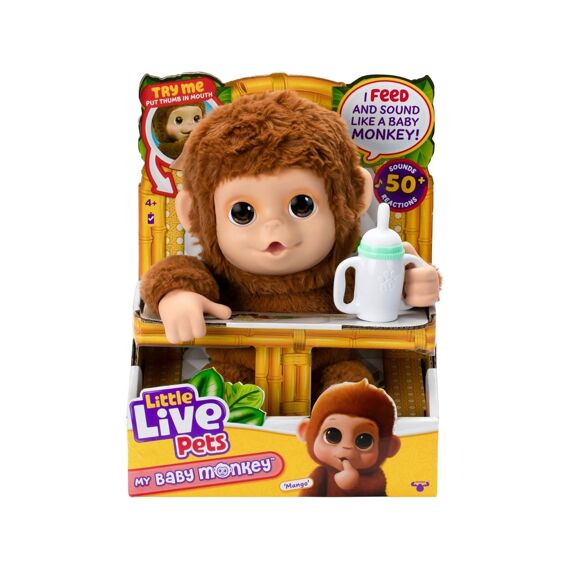 Little Live Pets - My Baby Monkey Met 50 Geluiden En Reacties