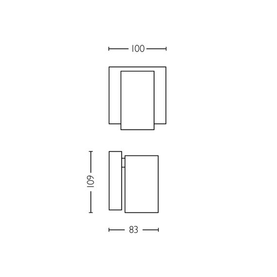 Philips Idris Spot 5W Wit Ip44