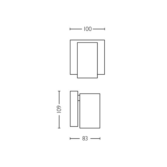 Philips Idris Spot 5W Messing Ip44