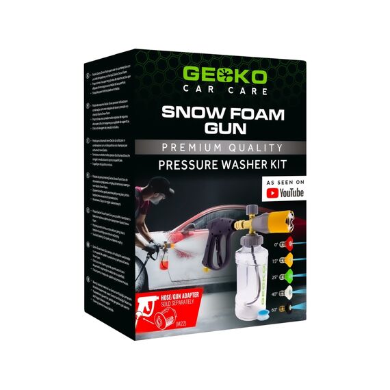 Gecko Snow Foam Gun + Adapters