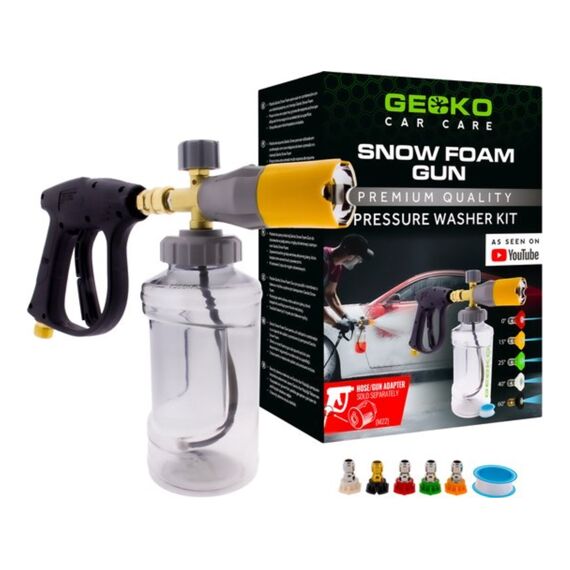 Gecko Snow Foam Gun + Adapters