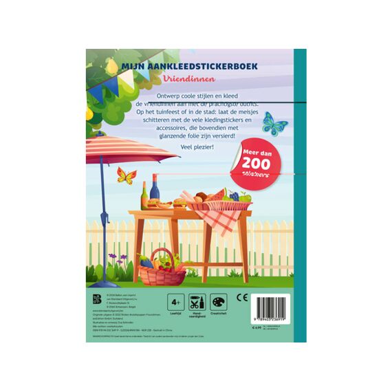 Aankleedstickerboek Vriendinnen