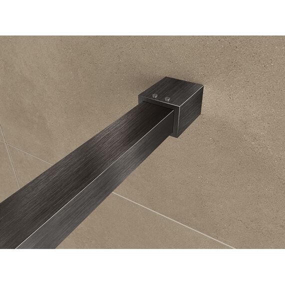 Wiesbaden Slim Profielset Met Stabilisatiestang 120 Cm Gunmetal