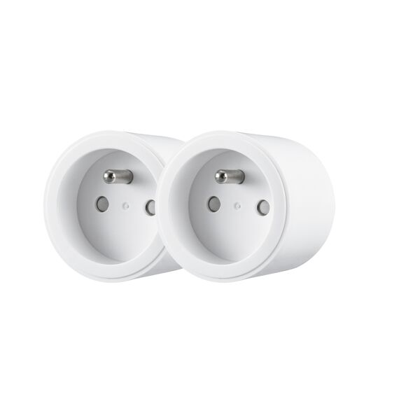 Qnect Stopcontact Wifi 16A Wit 2X