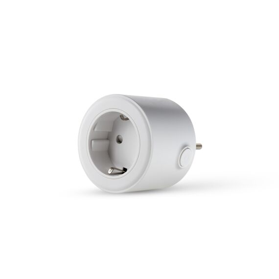 Qnect Stopcontact Mini Wifi 10A Randaarde Wit