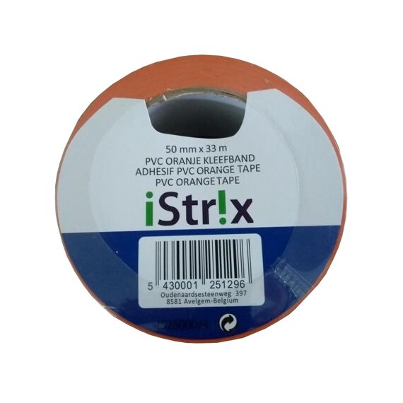 Istrix Tape Oranje Tape Bouw 50mmx33m