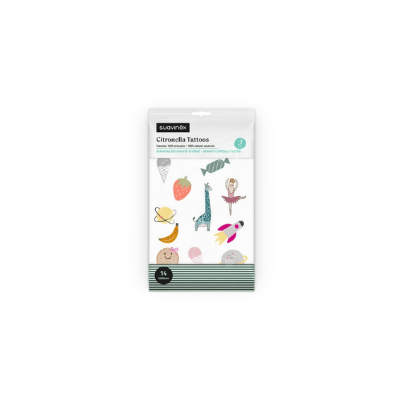 Suavinex Mosquito Citronella Tattoos 14St