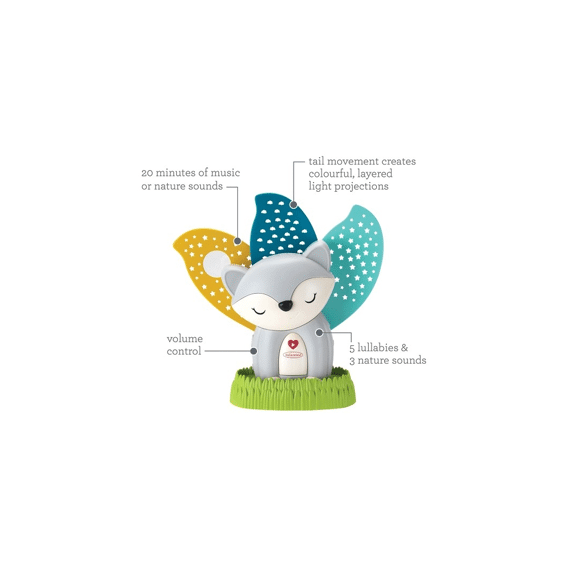 Infantino Wom 2 In 1 Fox Nachtlamp