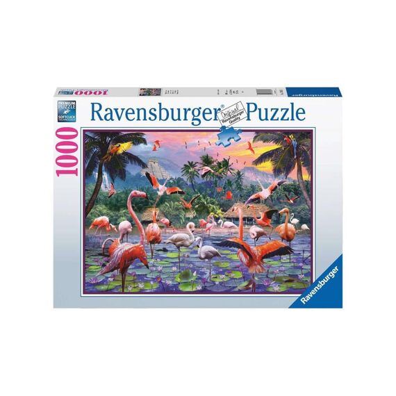 Ravensburger Puzzel 1000 Stuks Pinke Flamingos