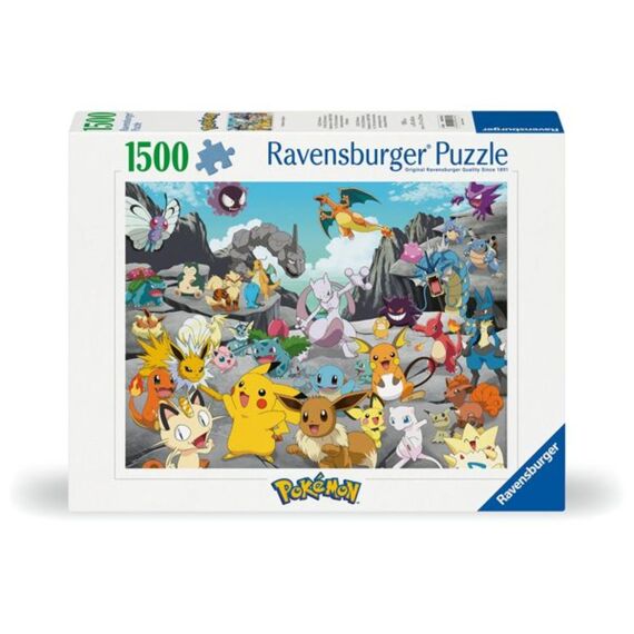 Ravensburger Puzzel 1500 Stuks Pokemon Classics