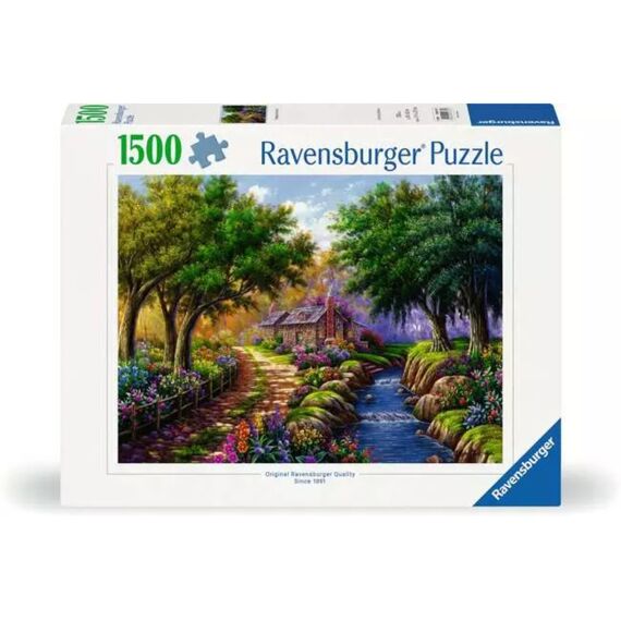 Ravensburger Puzzel 1500 Stuks Cottage Bij De Rivier